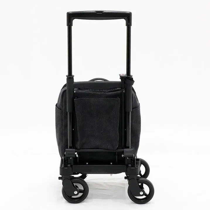 【多機能ポケット】ドットエンブロイダリー ミニスクエア 横押カート