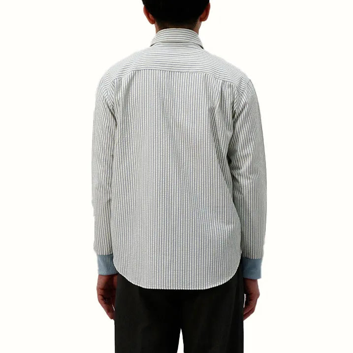 Men's soccer striped shirt that stays cool and comfortable even in summer