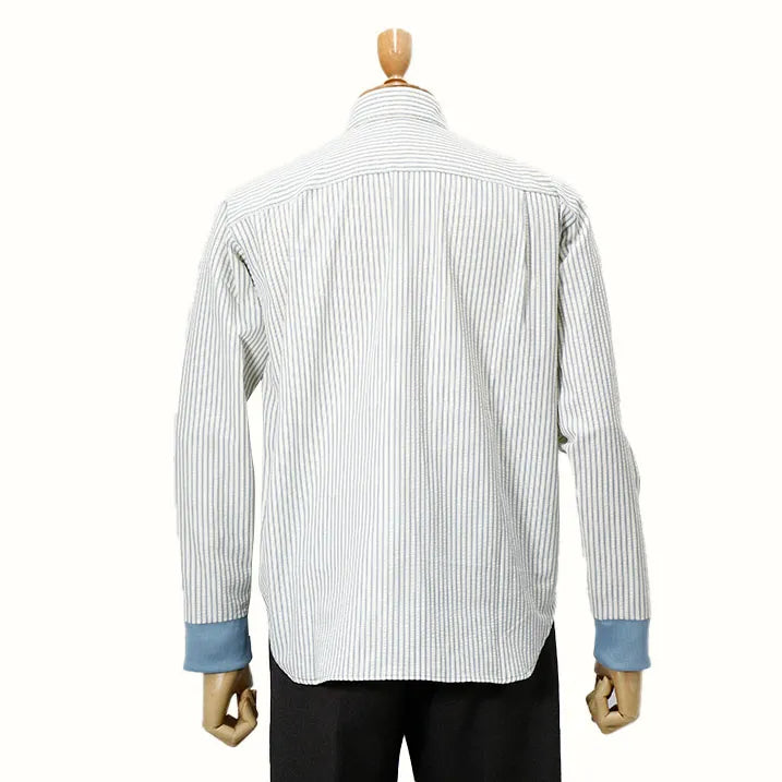 Men's soccer striped shirt that stays cool and comfortable even in summer