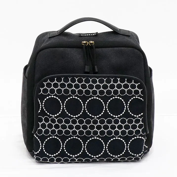 【多機能ポケット】ドットエンブロイダリー ミニスクエア 横押カート