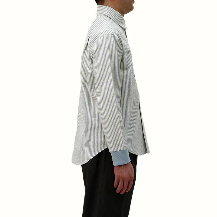 Men's soccer striped shirt that stays cool and comfortable even in summer