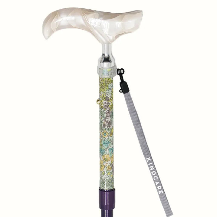 【伸縮&折りたたみ・上柄】SLT折りたたみステッキ リバティプリント Margaret Annie