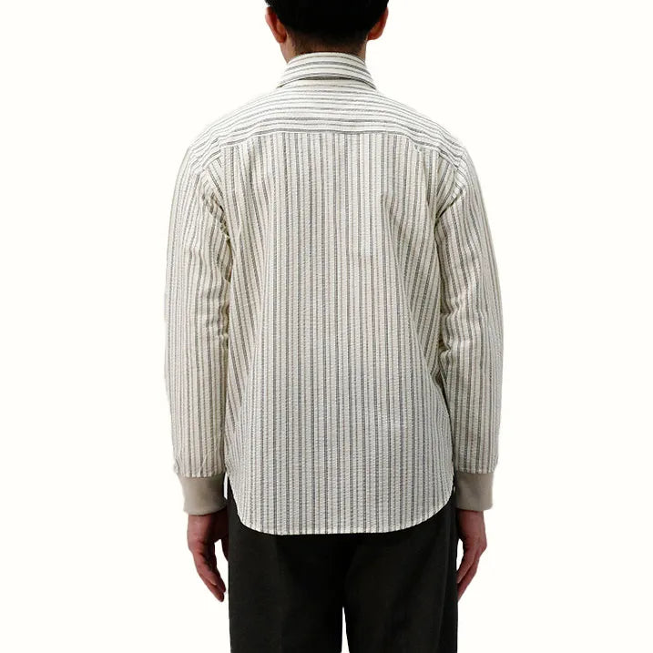 Men's soccer striped shirt that stays cool and comfortable even in summer