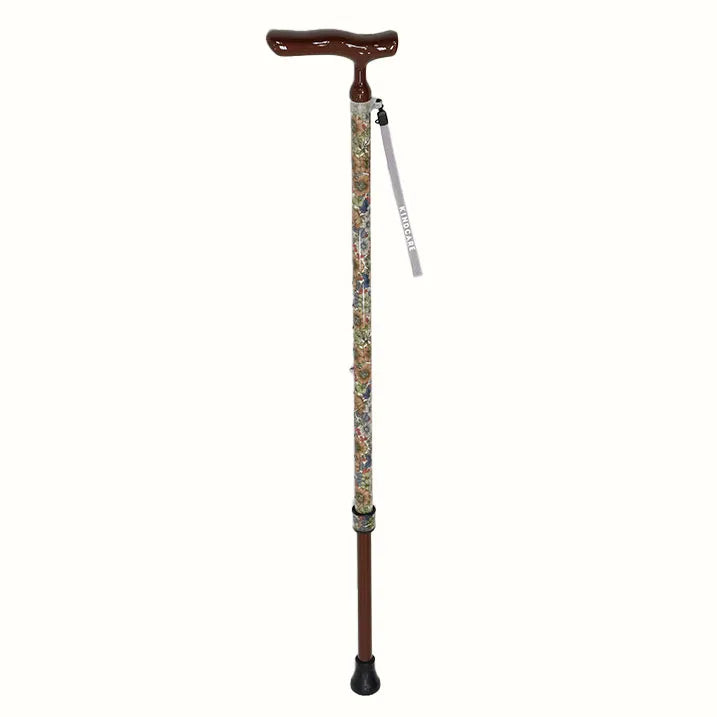 【伸縮】アルミ伸縮ステッキ リバティプリント GloriaFlowers