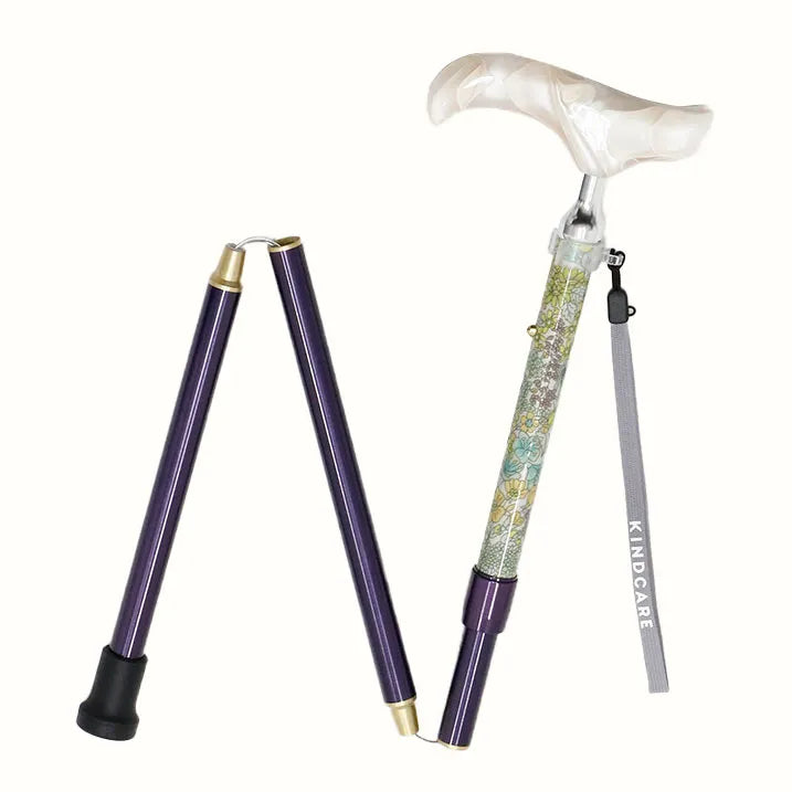 【伸縮&折りたたみ・上柄】SLT折りたたみステッキ リバティプリント Margaret Annie