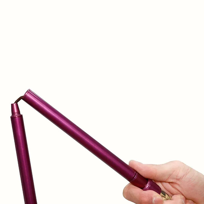 【伸縮&折りたたみ・上柄】折畳みステッキ Fabric Designed By W.Morris ORCHID