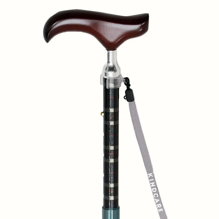 【ロングサイズ・伸縮&折りたたみ・総柄】SLT折りたたみステッキ クラシカルチェック