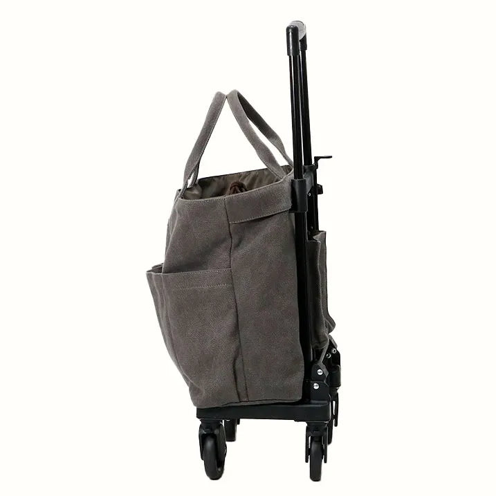 【抽绳手提袋,方便取放物品】多功能手提袋侧推车