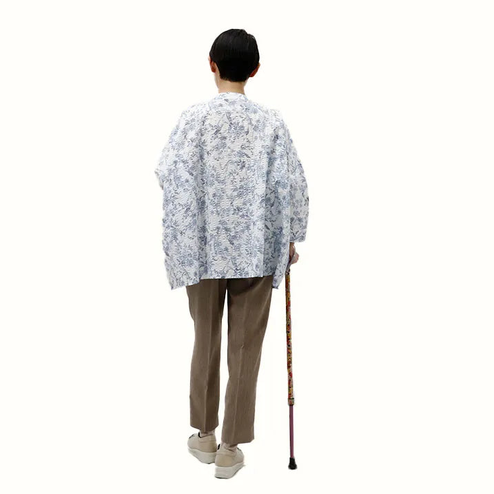 【伸縮】アルミ伸縮ステッキ リバティプリント GloriaFlowers