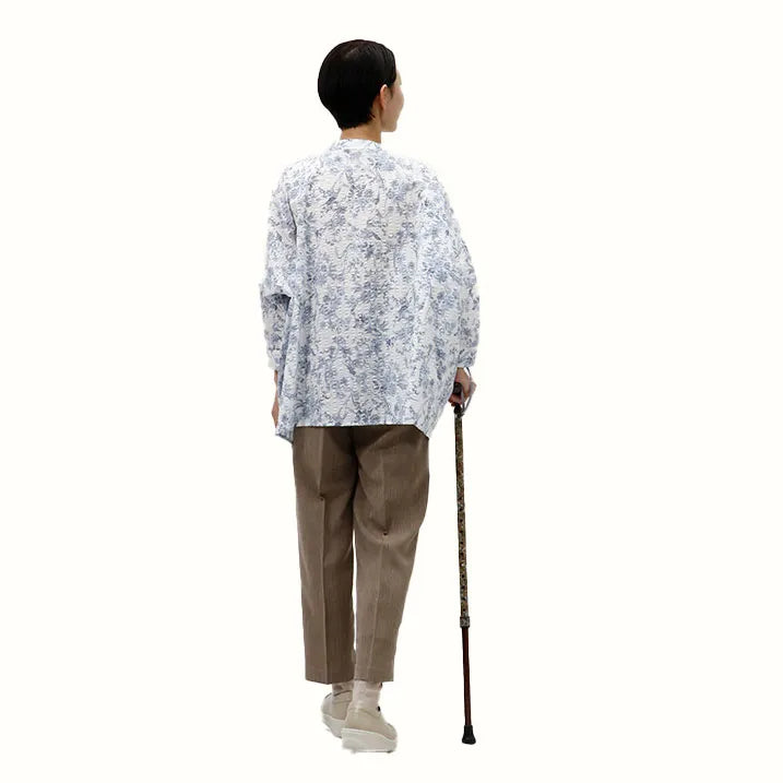 【伸縮】アルミ伸縮ステッキ リバティプリント GloriaFlowers