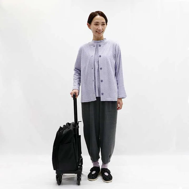 圆点绣方形手推车