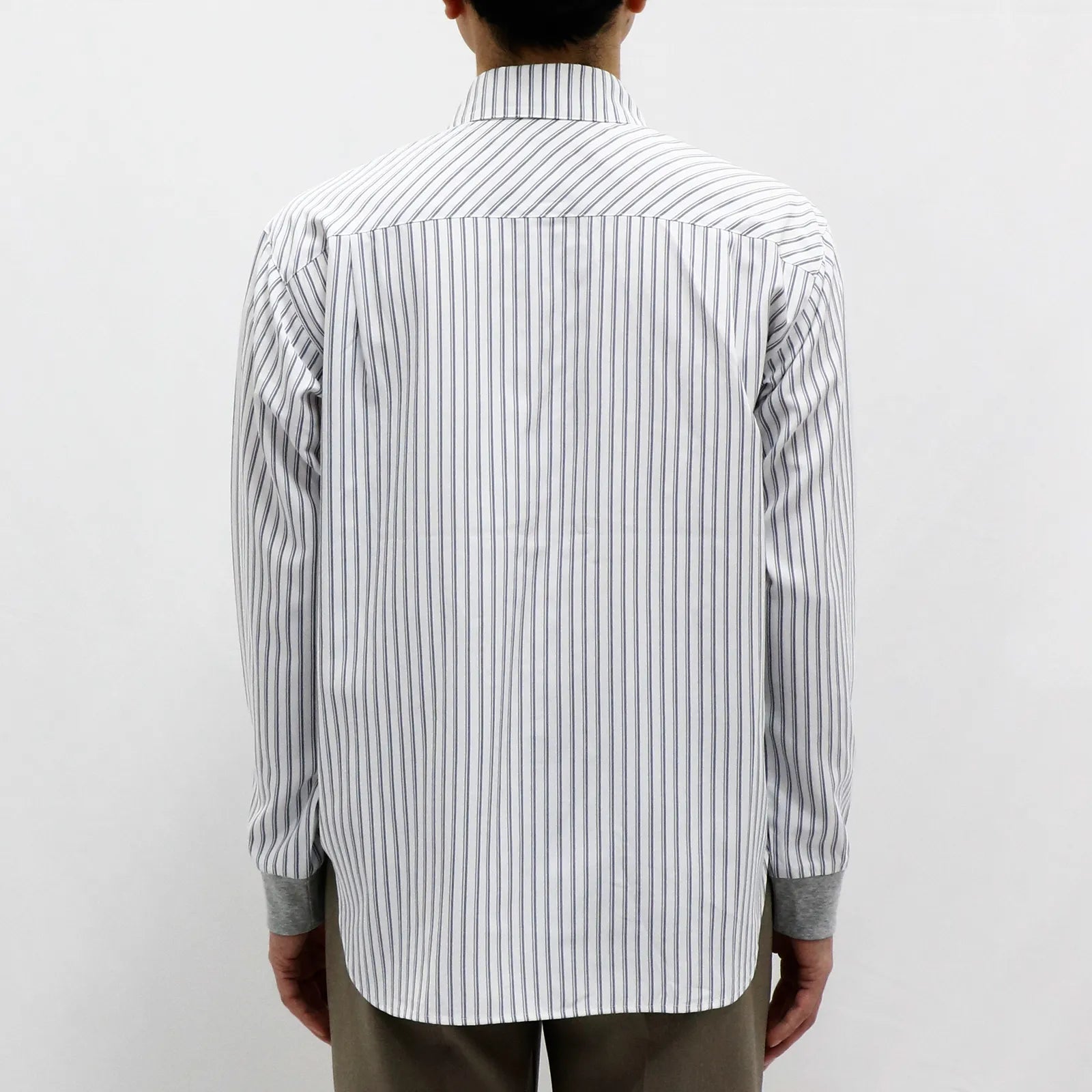 【接触冷感・UV機能】クラシックストライプシャツ