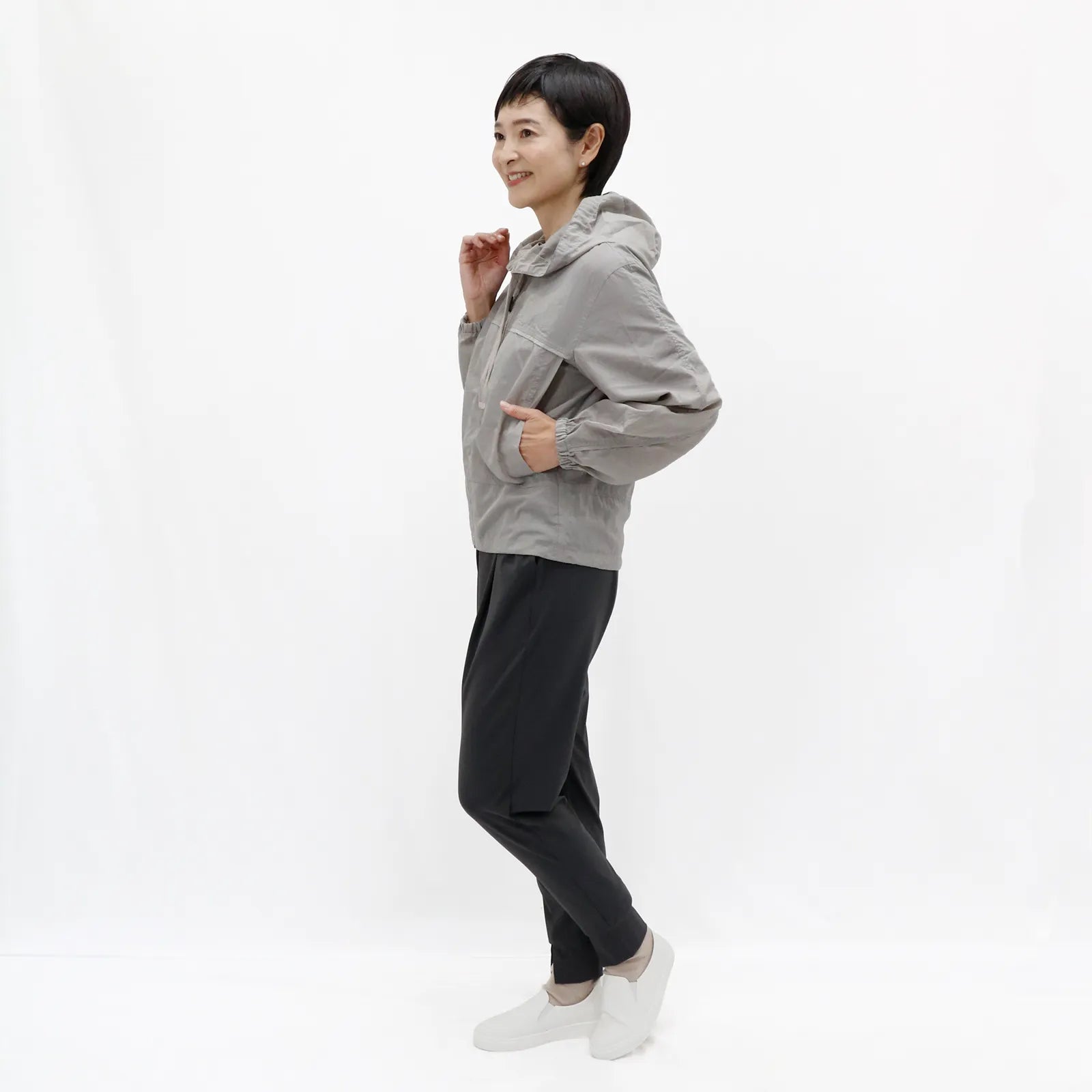 【花粉ガードで快適なお出掛け】レディース花粉ガードパーカー