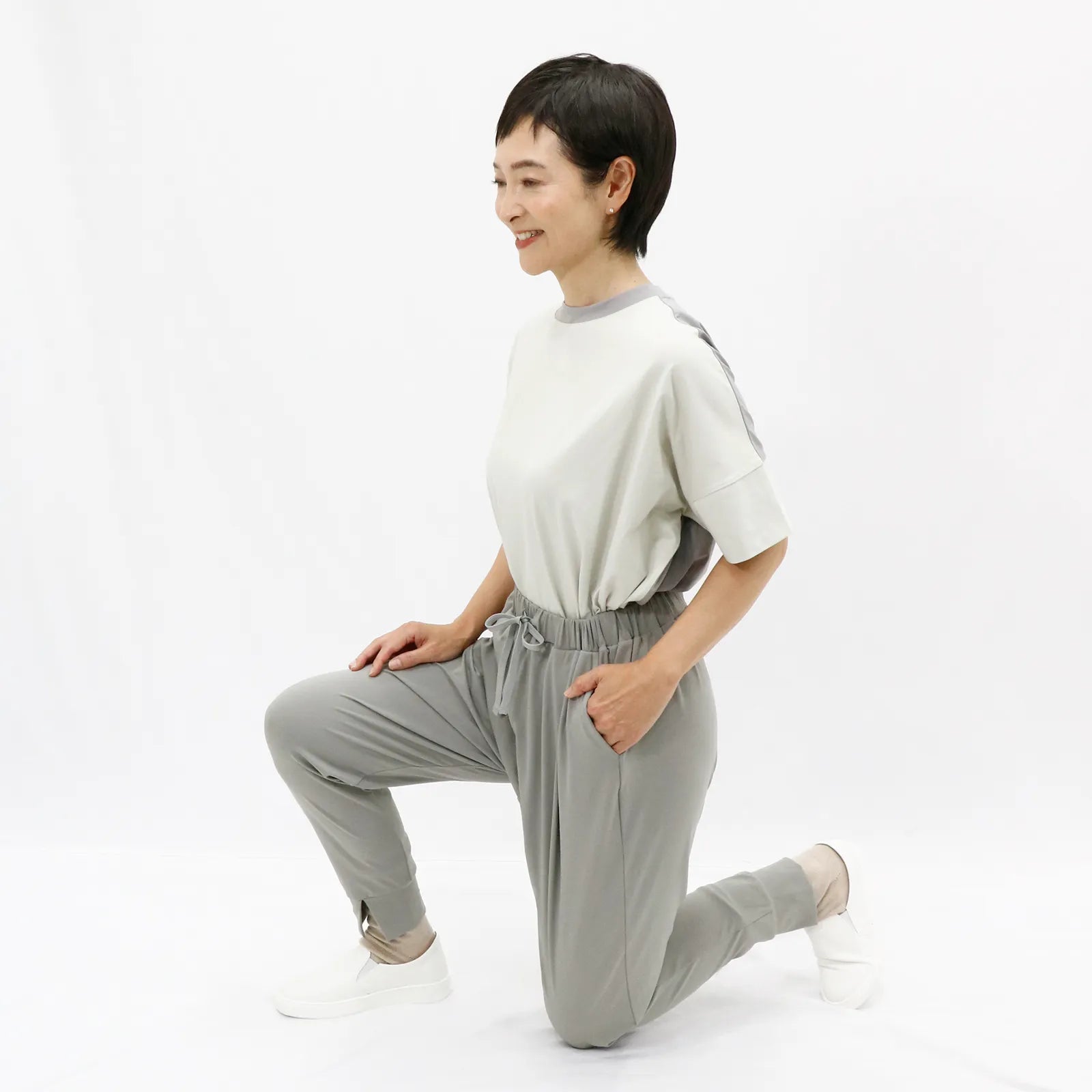 【UVカット・吸水速乾】レディースジョガーパンツ