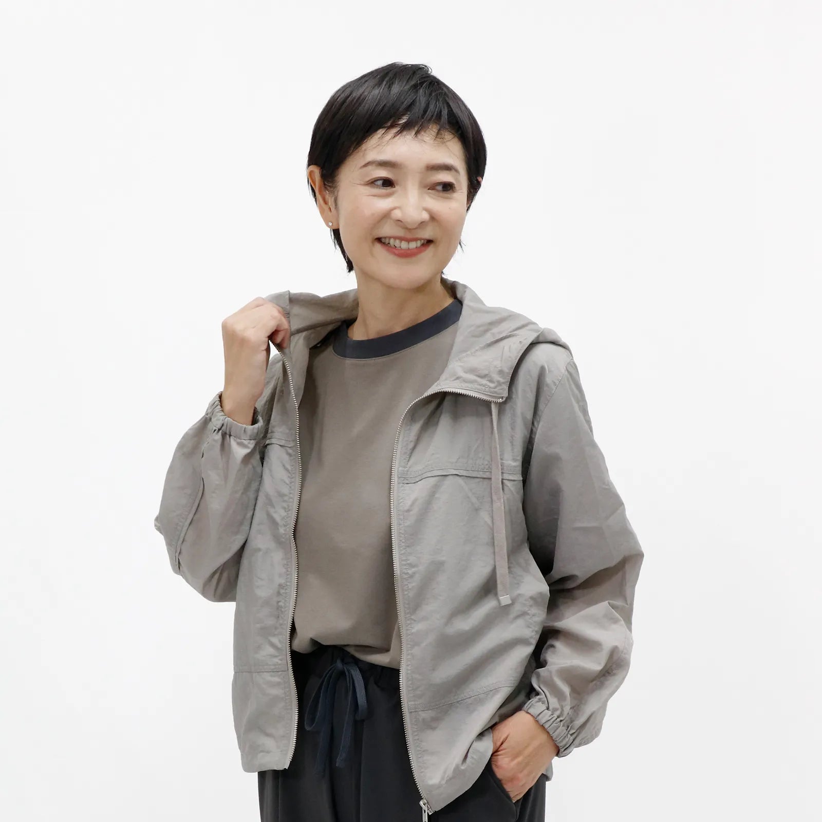 【花粉ガードで快適なお出掛け】レディース花粉ガードパーカー