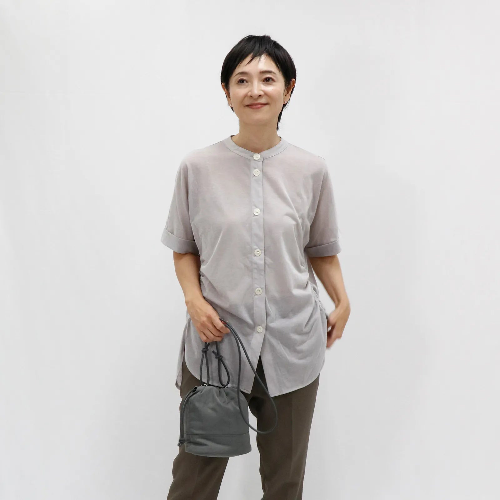 【コロンとかわいい3WAY】巾着 Mini