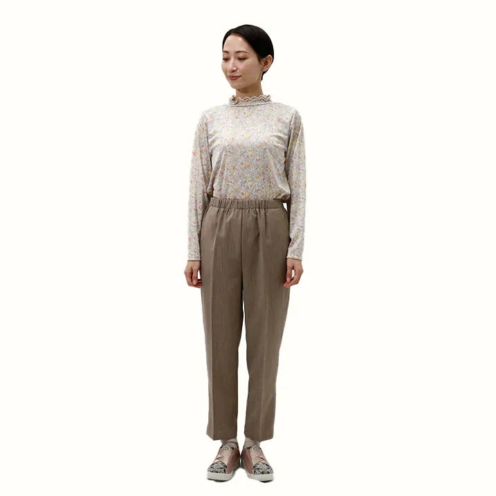 【日本製・乾燥機◎・着回し◎】さわやかシックパンツ