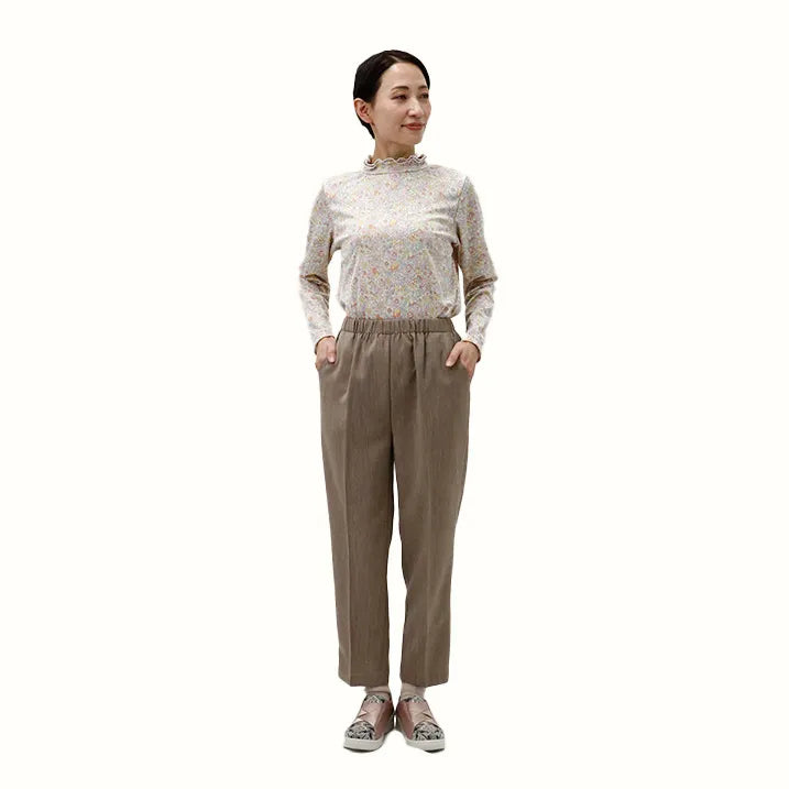 【日本製・乾燥機◎・着回し◎】さわやかシックパンツ