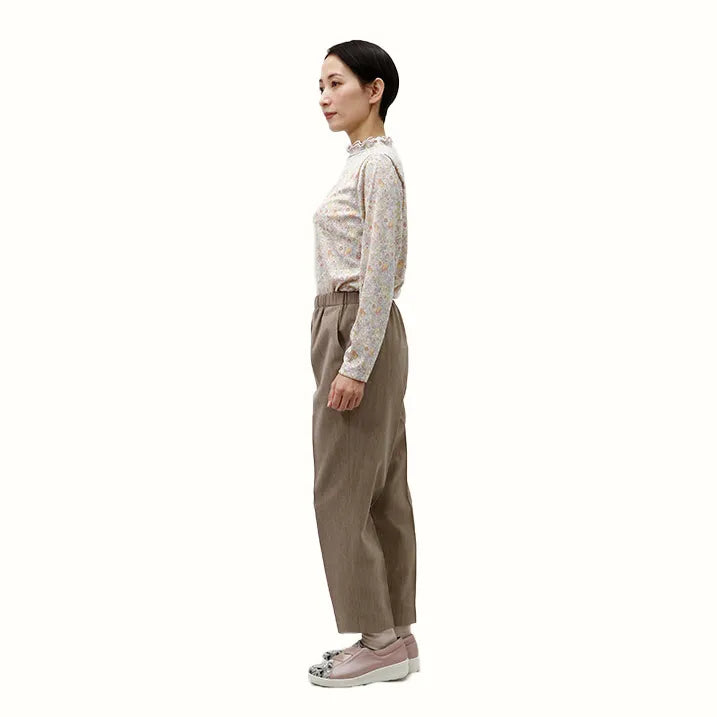 【日本製・乾燥機◎・着回し◎】さわやかシックパンツ