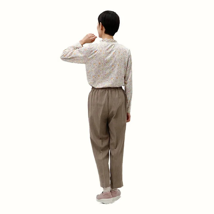 【日本製・乾燥機◎・着回し◎】さわやかシックパンツ