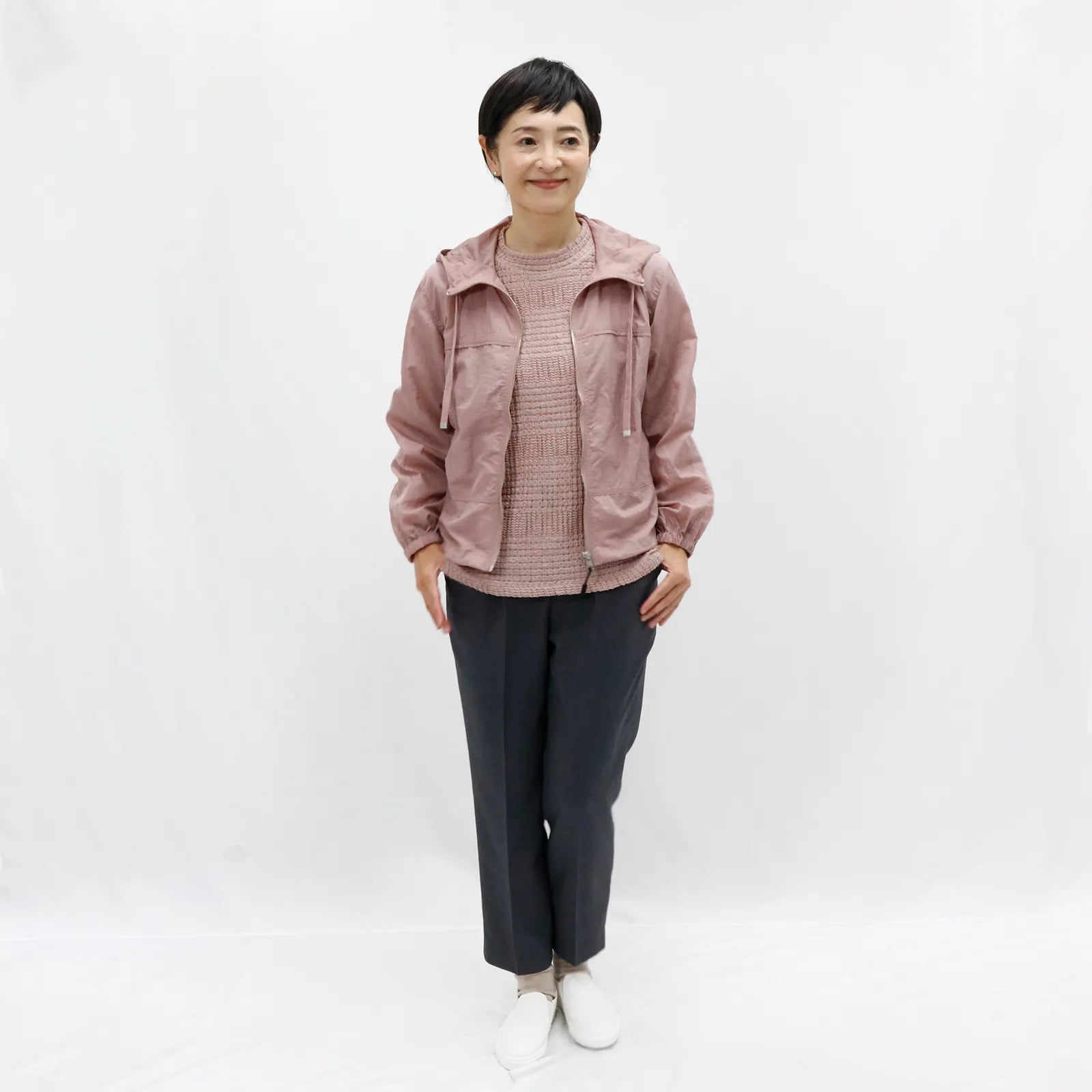 【花粉ガードで快適なお出掛け】レディース花粉ガードパーカー