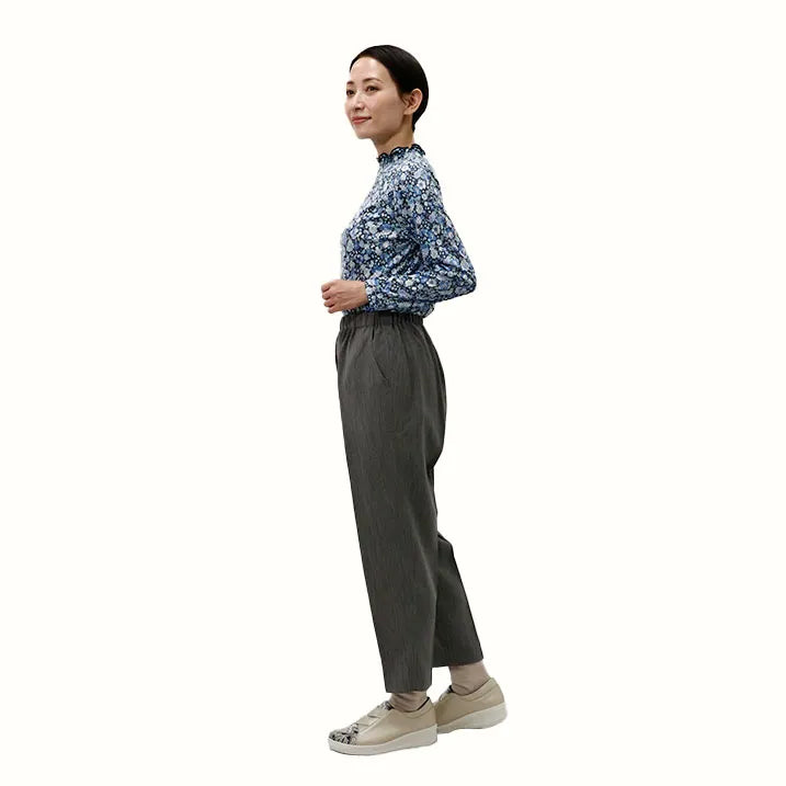 【日本製・乾燥機◎・着回し◎】さわやかシックパンツ