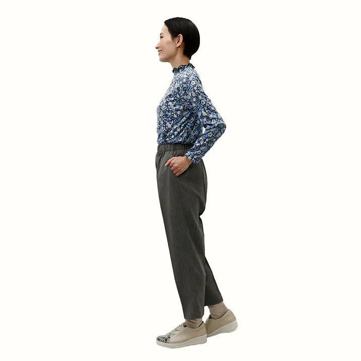 【日本製・乾燥機◎・着回し◎】さわやかシックパンツ