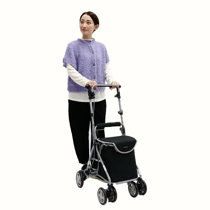 【お買い物が楽になる】KINDCARE リズムRWC <ブラック x グレー>