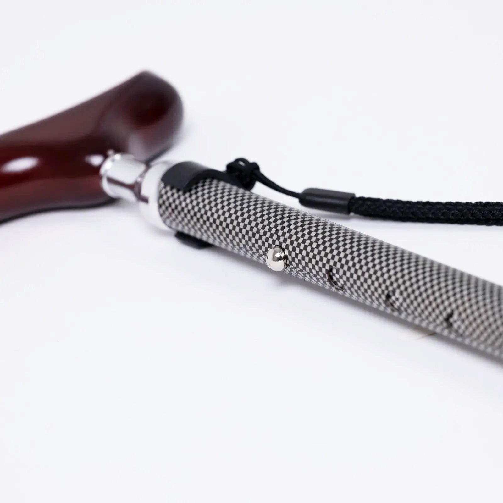 【伸縮&折りたたみ】SLTステッキ アルミ格子柄