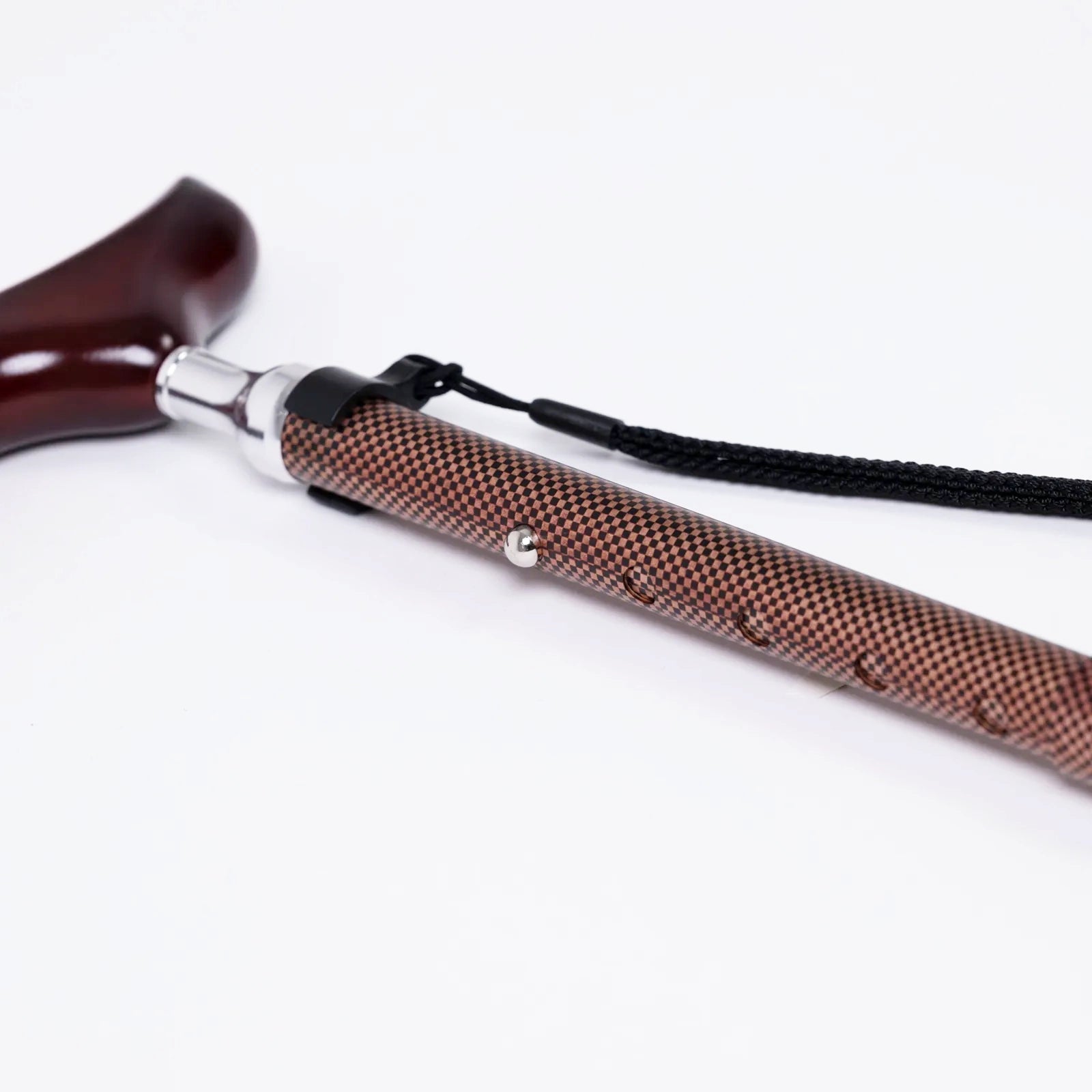 【伸縮&折りたたみ】SLTステッキ アルミ格子柄