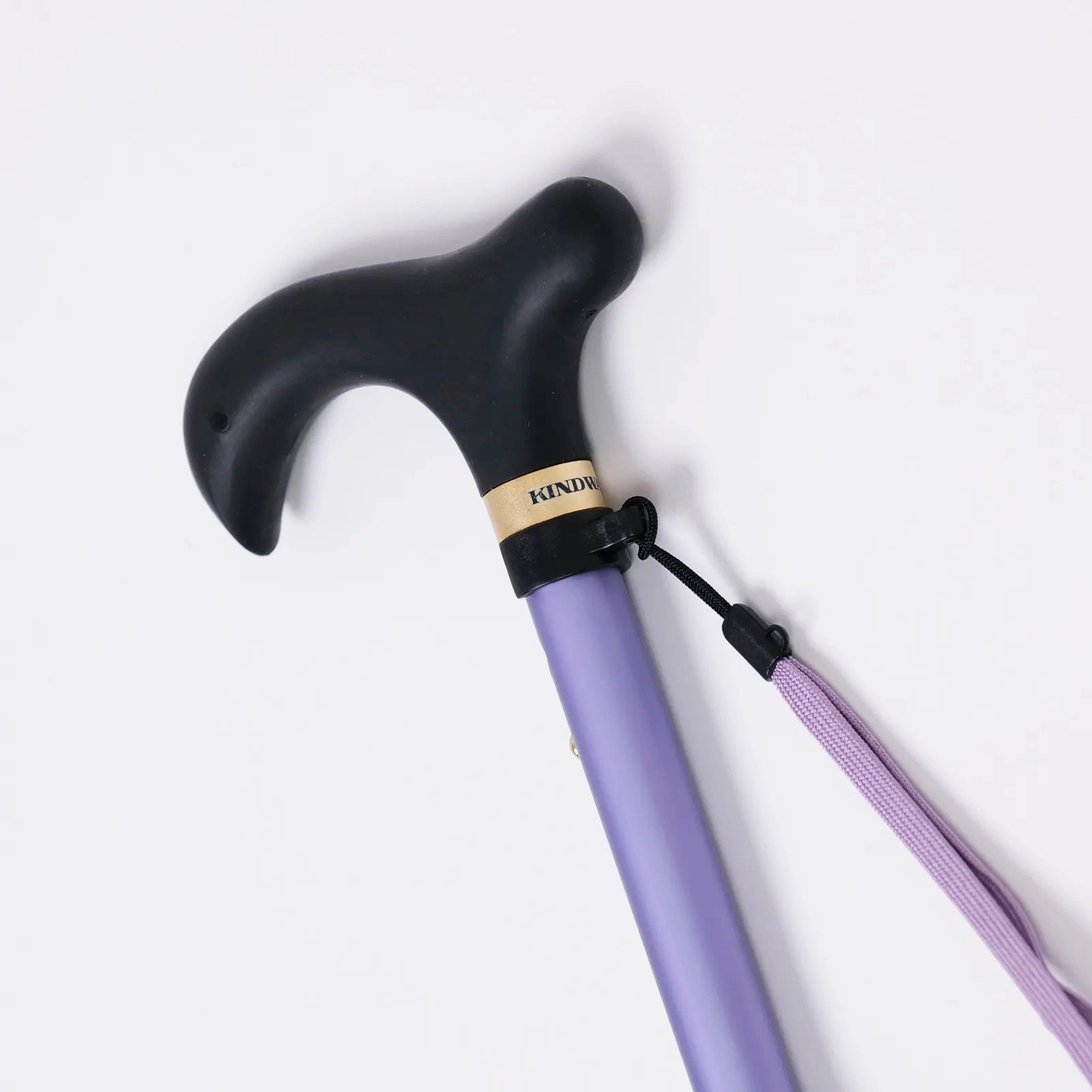 【伸縮&折りたたみ・無地】とってもステッキ やわらかグリップ 伸縮折りたたみ