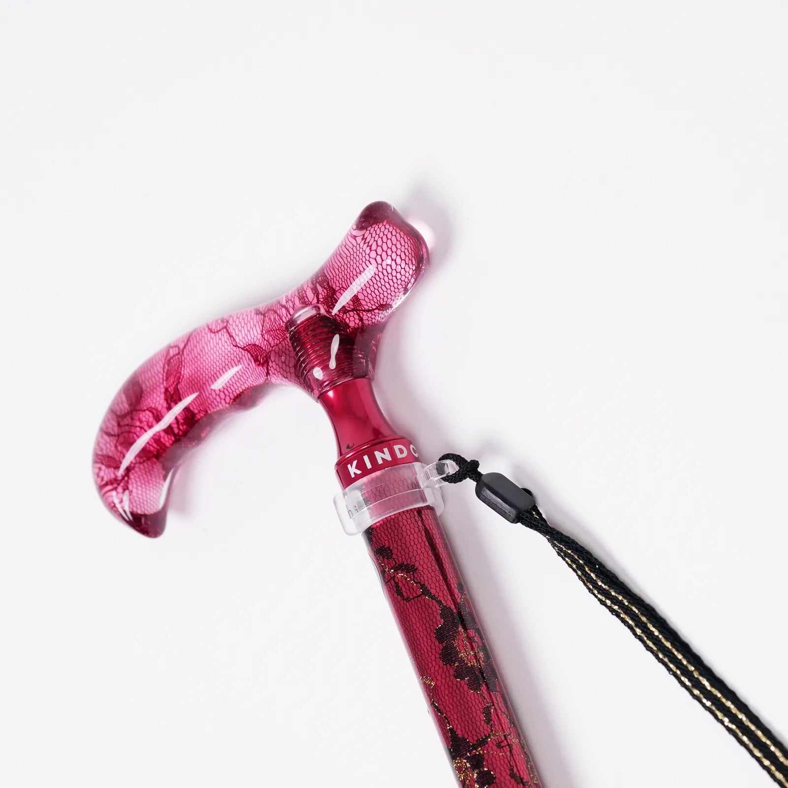 【伸縮&折りたたみ・レース】エレガントステッキ レース花柄