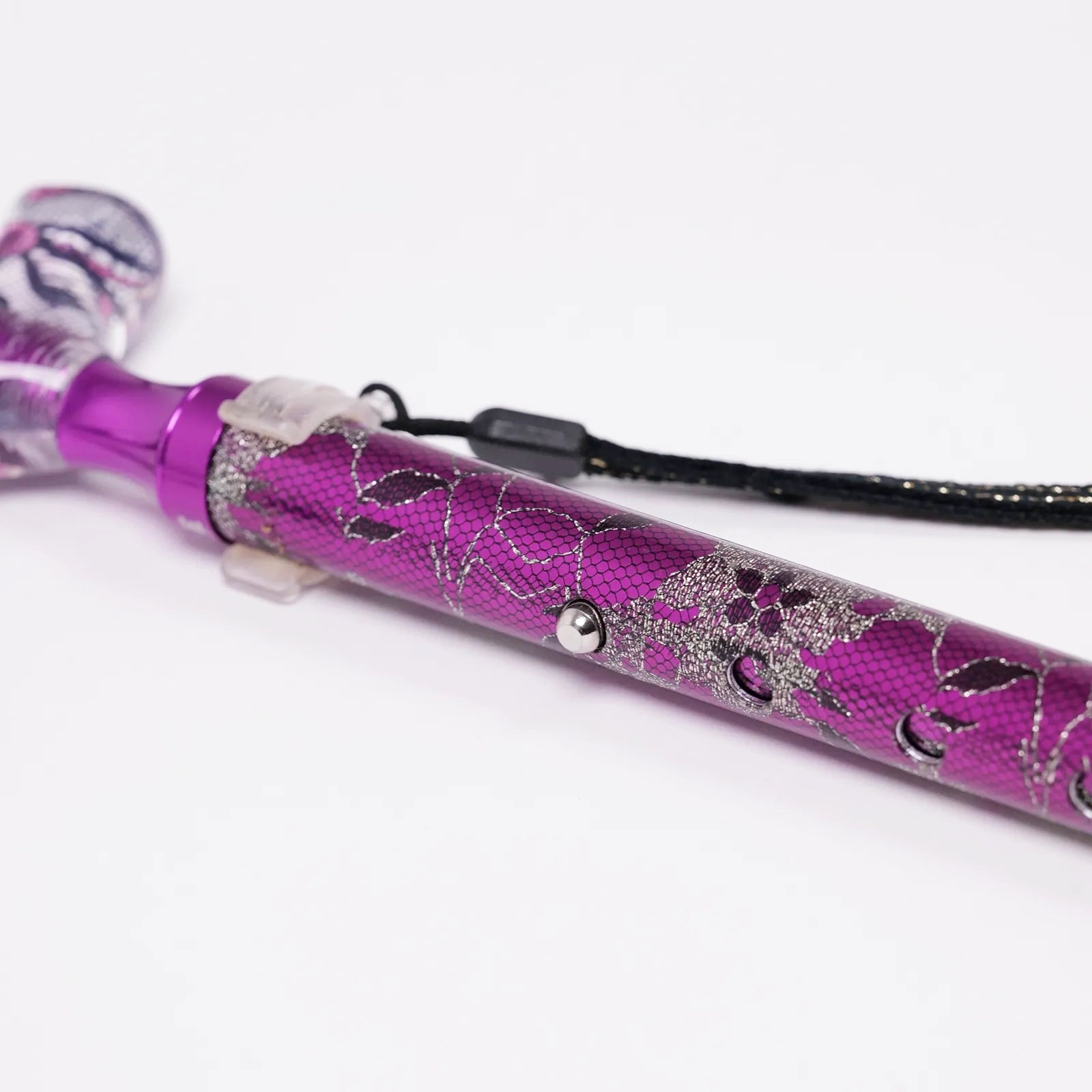 【伸縮&折りたたみ・レース】エレガントステッキ レース花柄