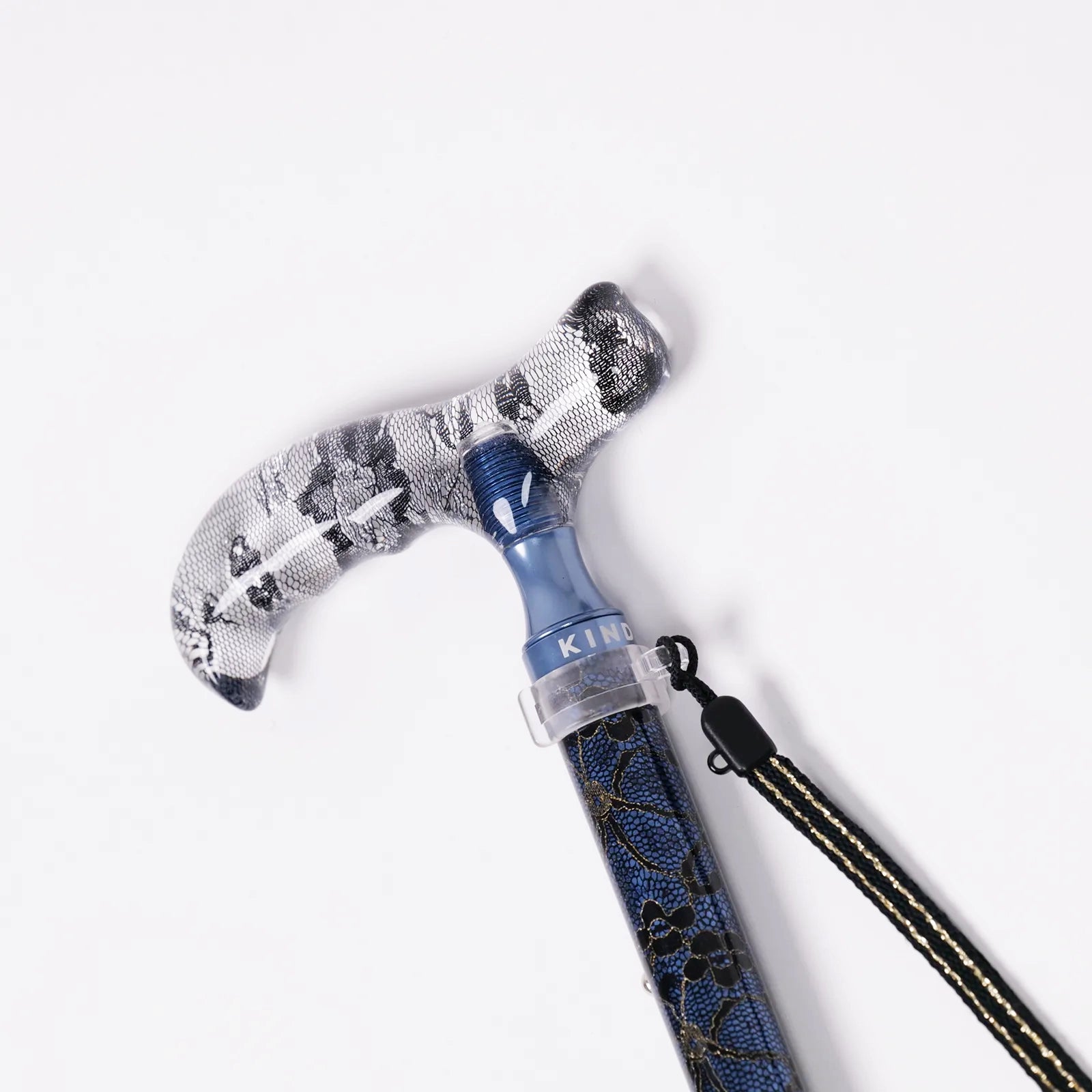 【伸縮&折りたたみ・レース】エレガントステッキ レース花柄