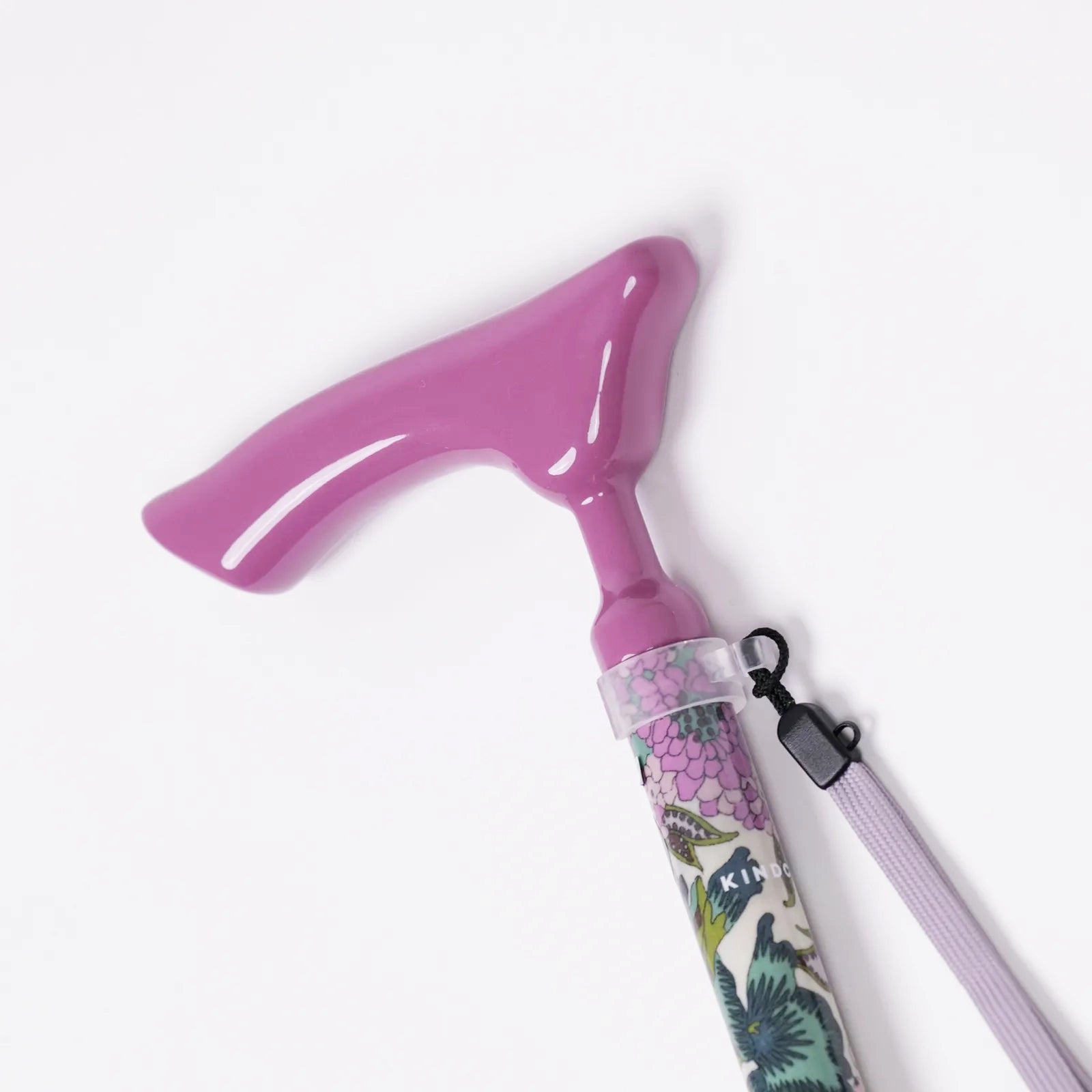 【超軽量の160g・伸縮・上柄】カーボン伸縮ステッキ リバティプリント Edna