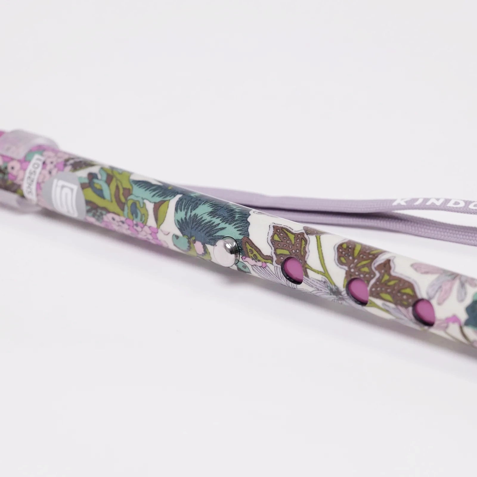 【超軽量の160g・伸縮・上柄】カーボン伸縮ステッキ リバティプリント Edna