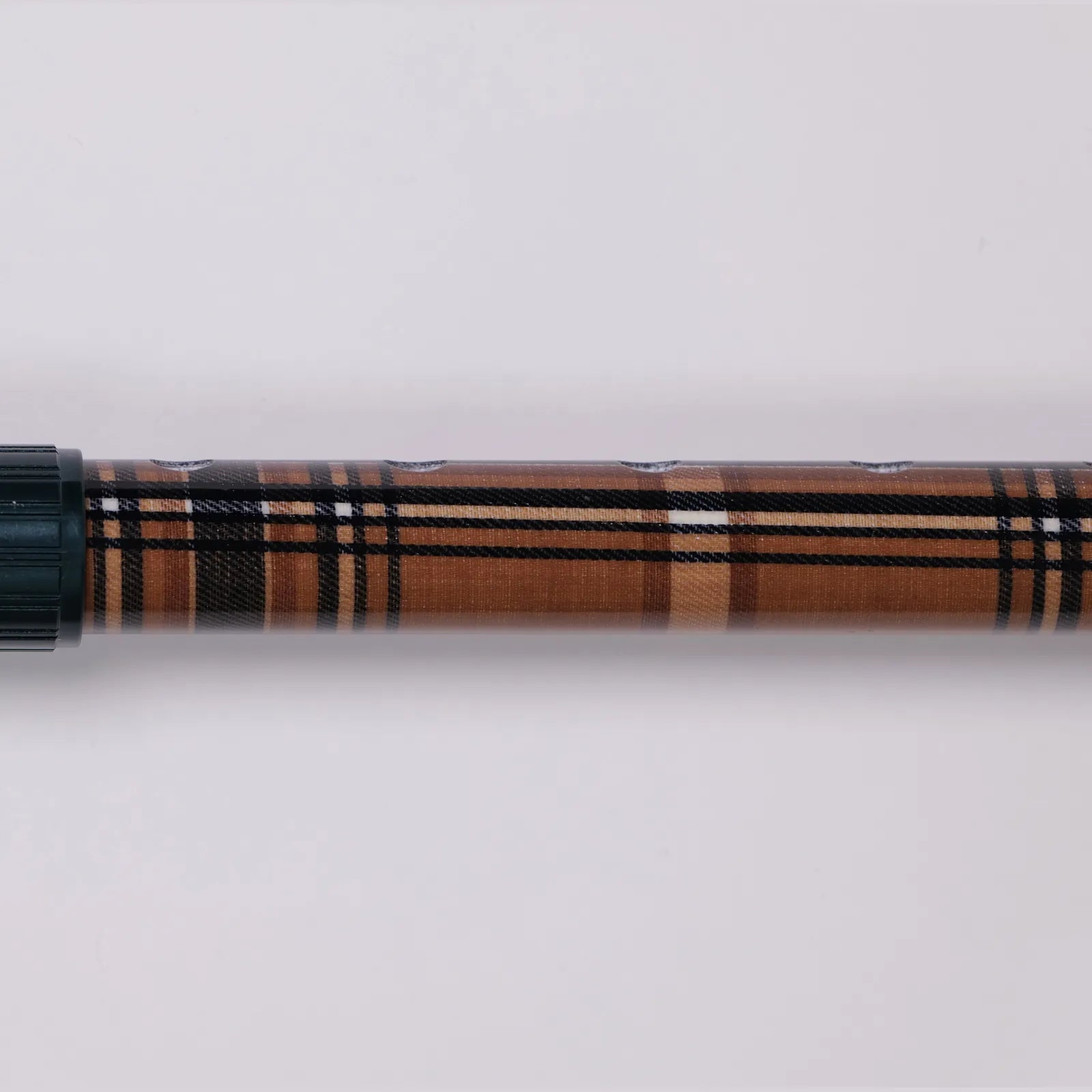 【伸縮&折りたたみ・上柄】ゴム式折りたたみステッキ チェック