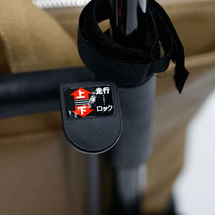 【上品な佇まい】シェニール織トート付き 横押しカート