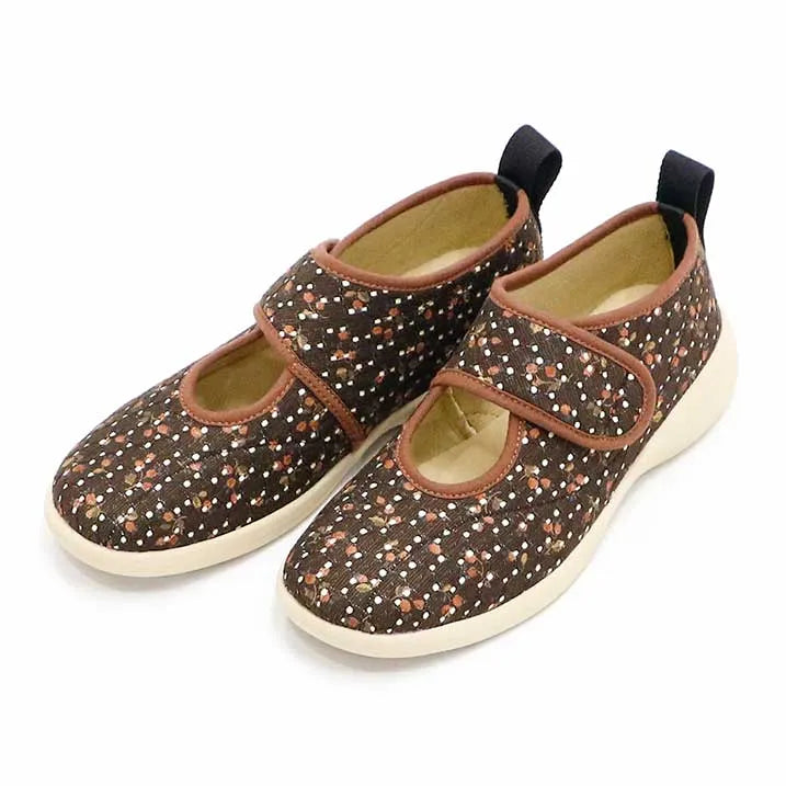 【超軽量設計で足への負担を軽減・脱ぎ履きが楽々】リバティプリント レースシューズ Valeria