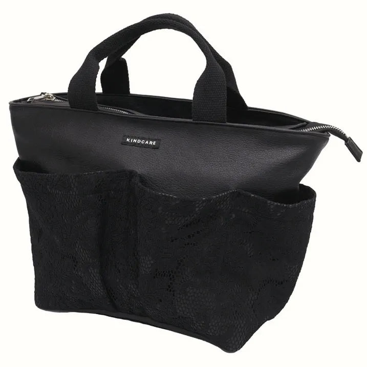 【エレガントな存在感】レースポケットトート 横押カート