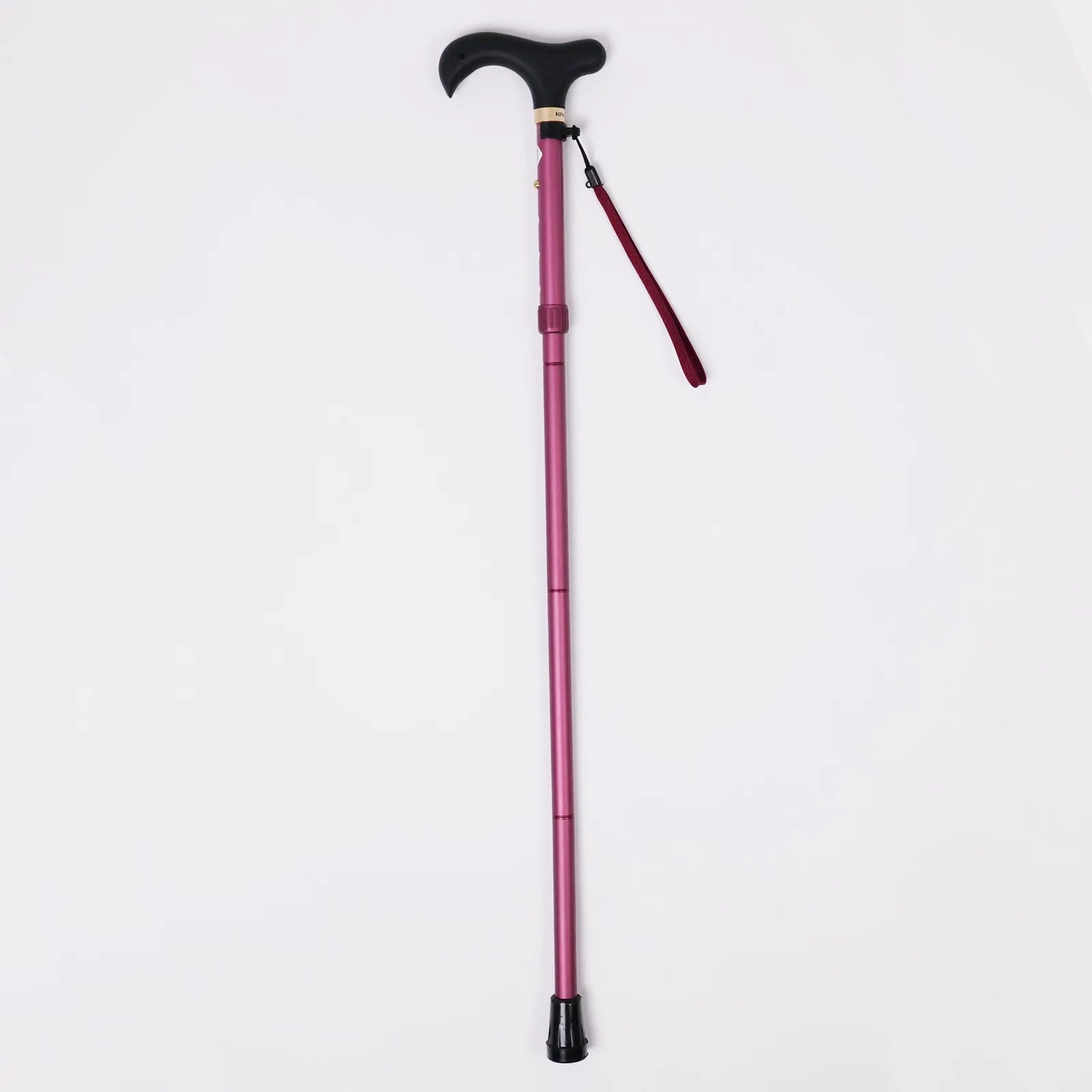 【伸縮&折りたたみ・無地】とってもステッキ やわらかグリップ 伸縮折りたたみ