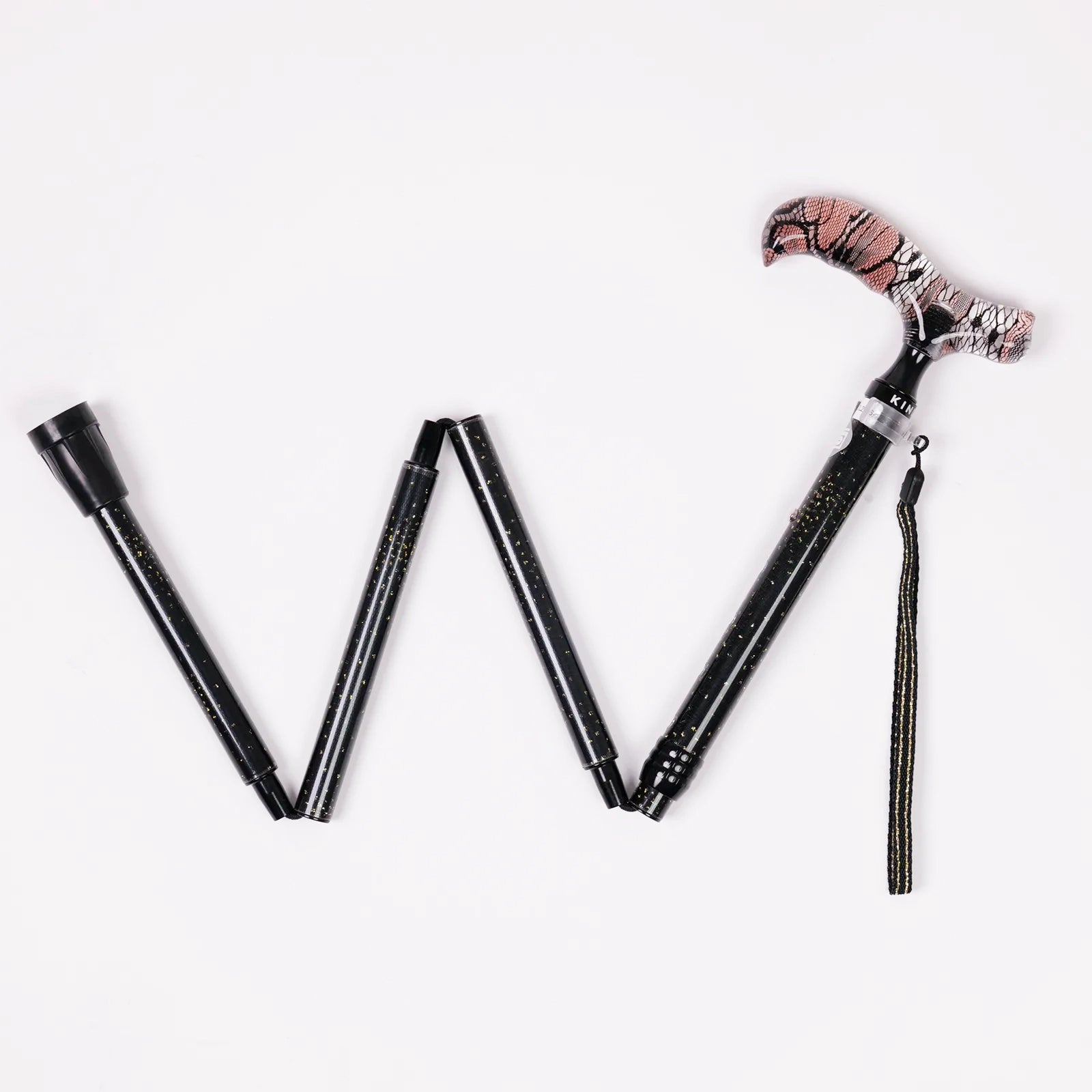 【伸縮&折りたたみ・レース】エレガントステッキ レース花柄