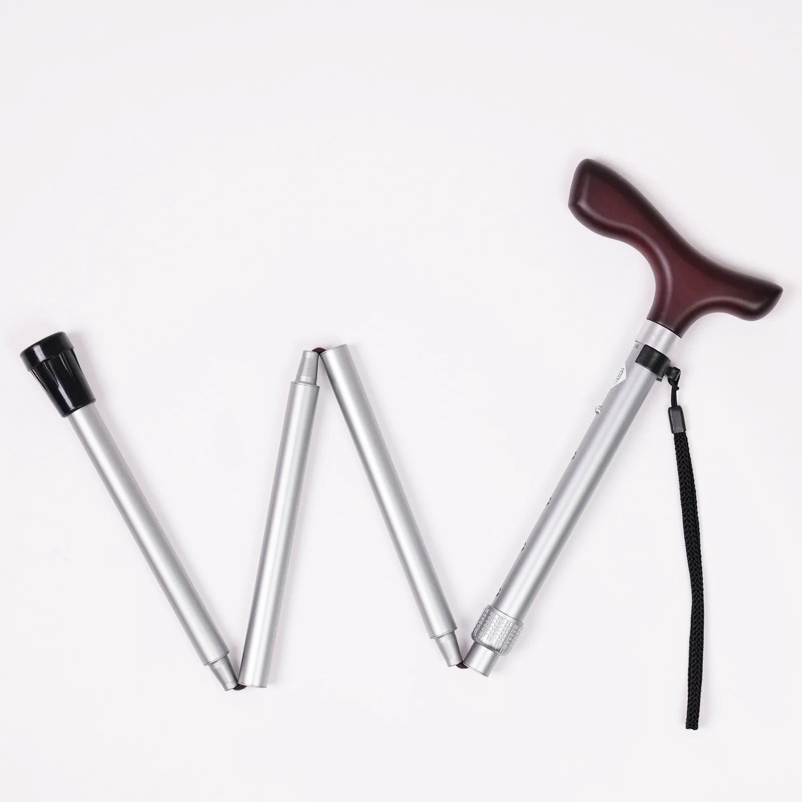 【伸縮&折りたたみ・無地】とってもステッキ 伸縮折りたたみ