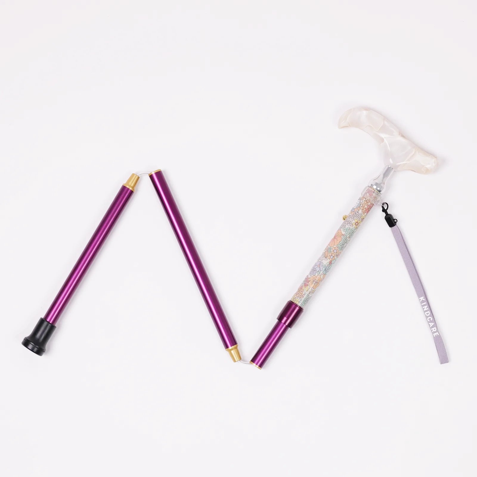 【伸縮&折りたたみ・上柄】SLT折りたたみステッキ リバティプリント Margaret Annie