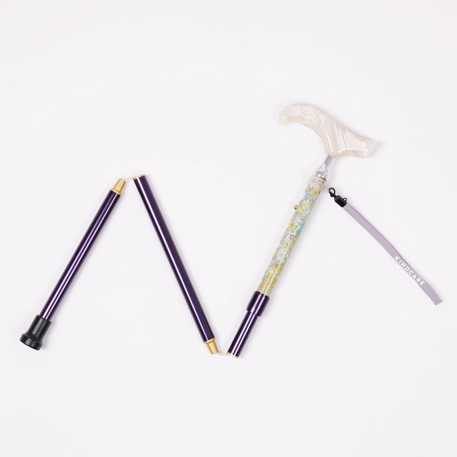 【伸縮&折りたたみ・上柄】SLT折りたたみステッキ リバティプリント Margaret Annie