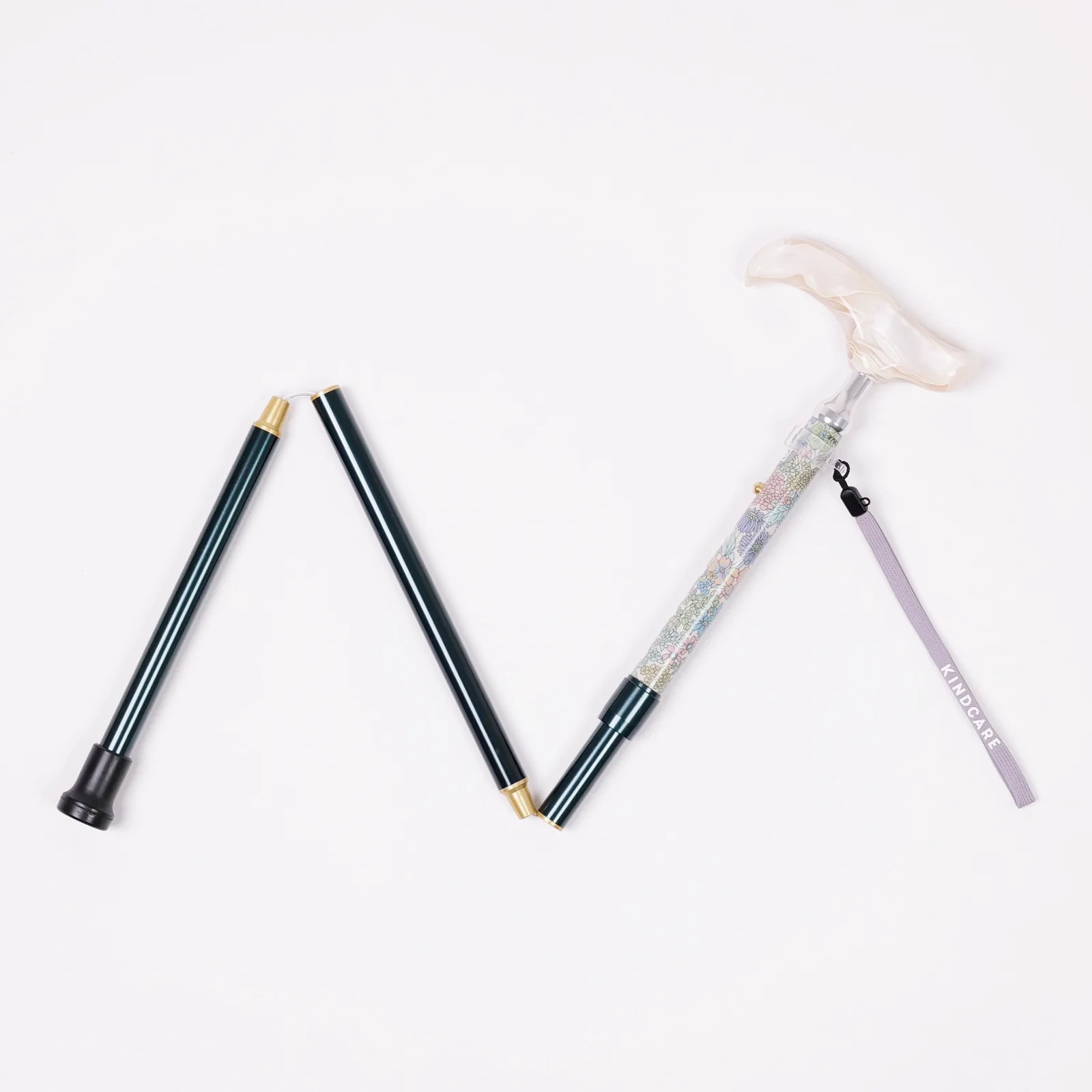 【伸縮&折りたたみ・上柄】SLT折りたたみステッキ リバティプリント Margaret Annie