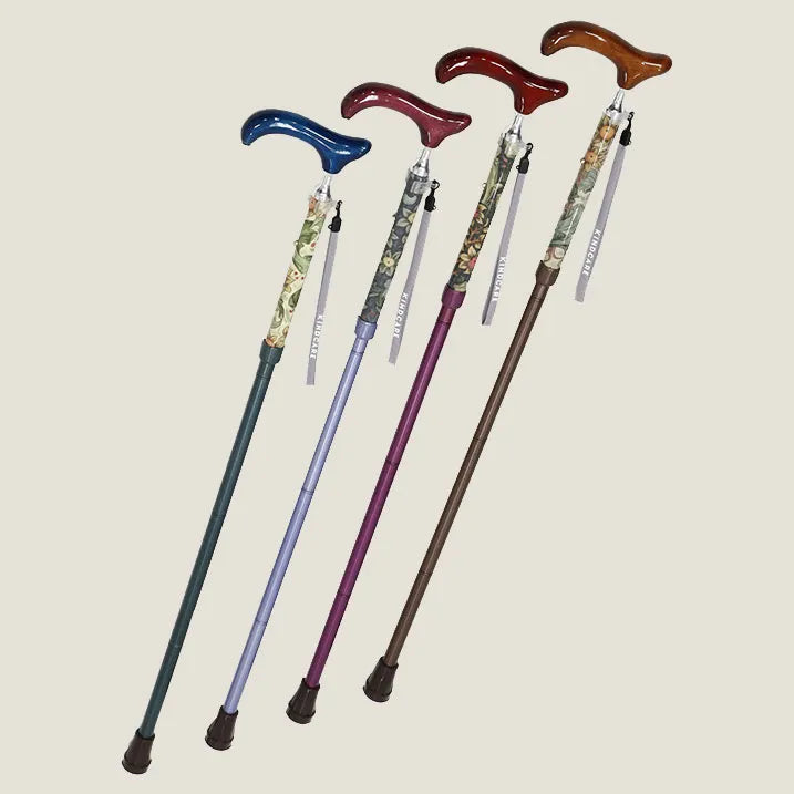 【新品】ウィリアム・モリス 伸縮ステッキ 杖 ウィリアム・モリス ステッキ 伸縮杖 : 介護用品スクリオ - 通販