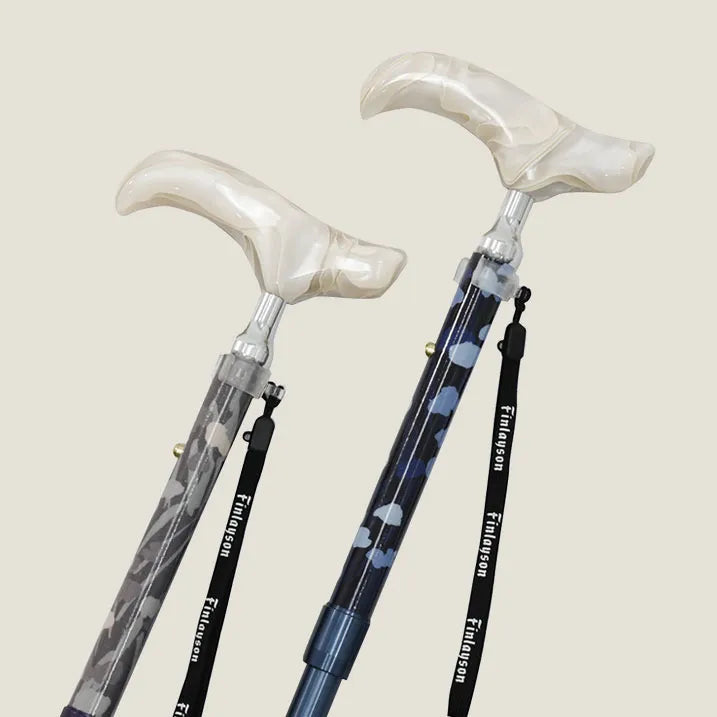 伸縮＆折りたたみ・上柄】SLTステッキ Finlayson×カラー スリムネック