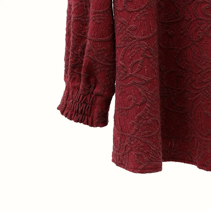 【洗える】シャツカラーブラウス