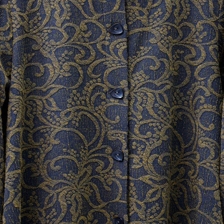 【洗える】シャツカラーブラウス